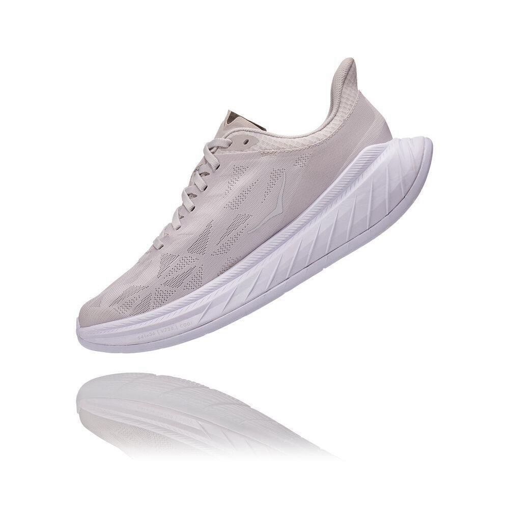 Hoka Carbon X 2 Joggesko Dame Hvite | 045278-NPJ