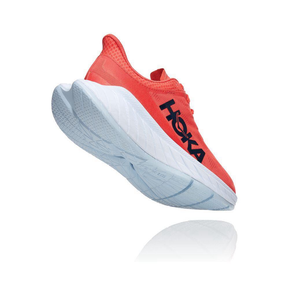 Hoka Carbon X 2 Joggesko Dame Rød | 465078-QZO