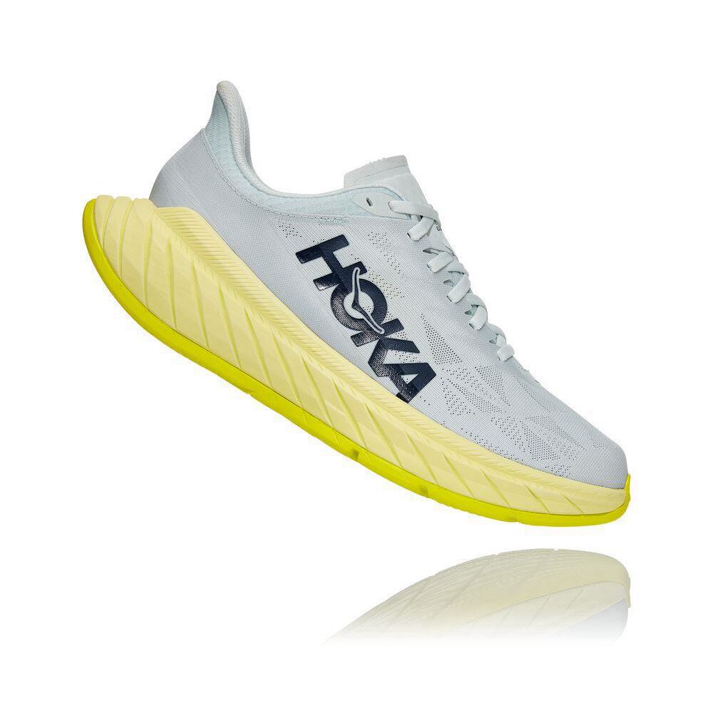 Hoka Carbon X 2 Joggesko Herre Hvite Gul | 140258-LYJ