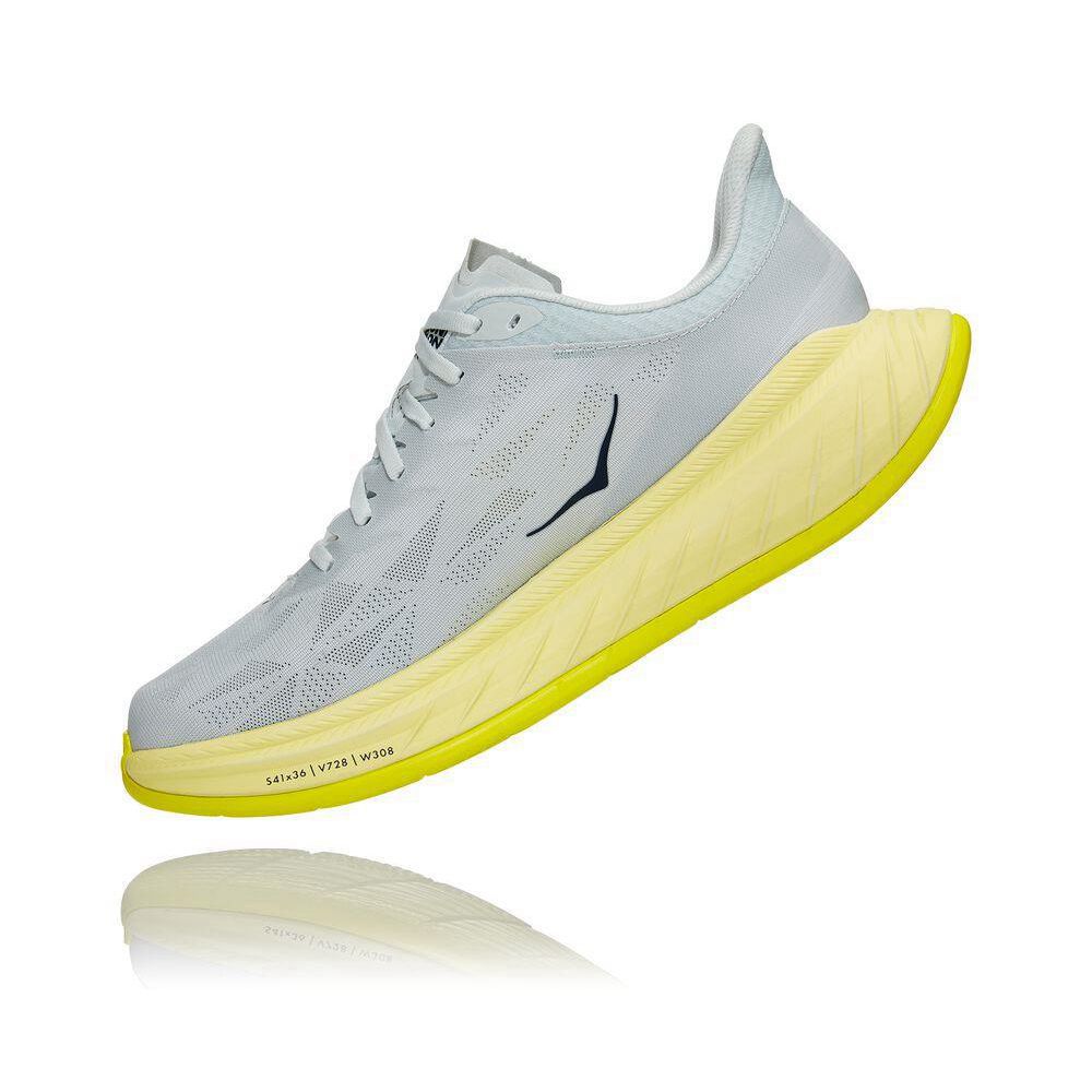 Hoka Carbon X 2 Joggesko Herre Hvite Gul | 140258-LYJ