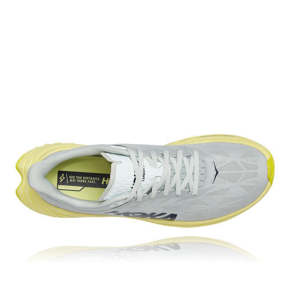 Hoka Carbon X 2 Joggesko Herre Hvite Gul | 140258-LYJ