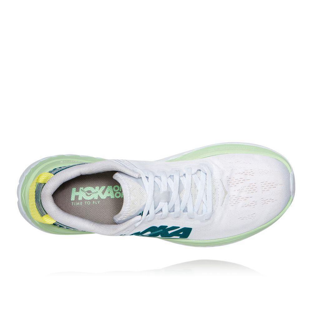 Hoka Carbon X Joggesko Herre Hvite Grønn | 702391-CFG