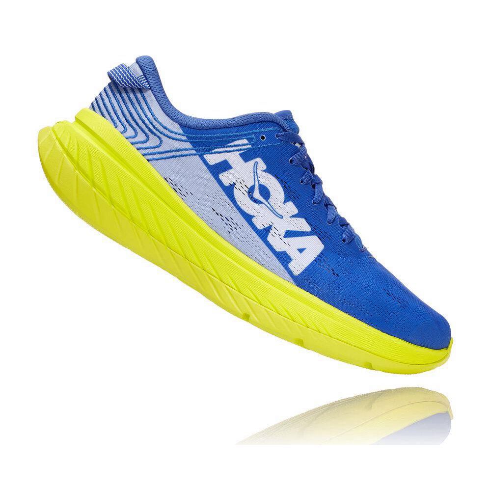 Hoka Carbon X Løpesko Vei Dame Blå | 941372-FPB