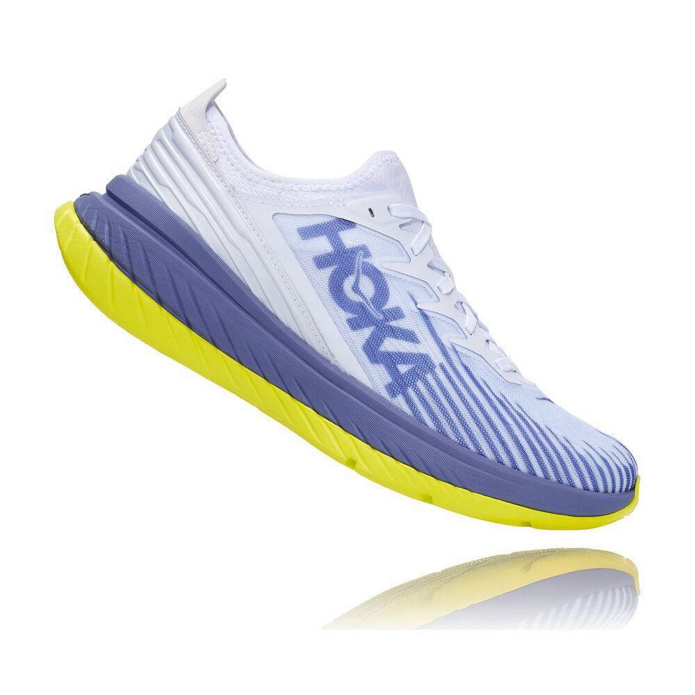 Hoka Carbon X-SPE Joggesko Dame Hvite Blå | 713890-SHY