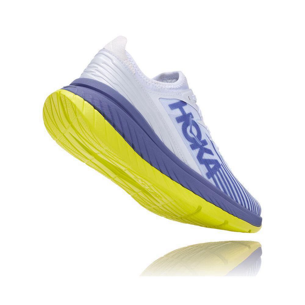 Hoka Carbon X-SPE Joggesko Dame Hvite Blå | 713890-SHY