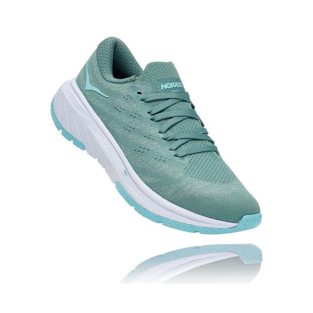 Hoka Cavu 3 Joggesko Dame Blå | 235860-MAI