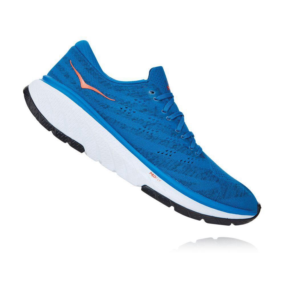 Hoka Cavu 3 Joggesko Herre Blå | 612908-SXL