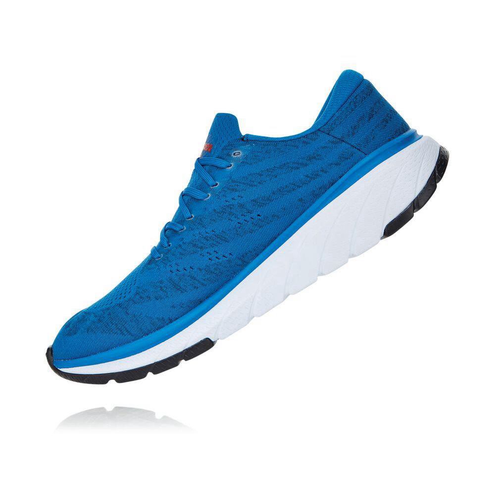 Hoka Cavu 3 Joggesko Herre Blå | 612908-SXL