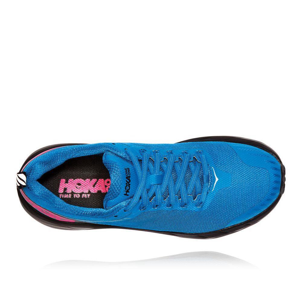 Hoka Challenger ATR 5 Fjellsko Dame Blå Svarte | 294637-RZQ