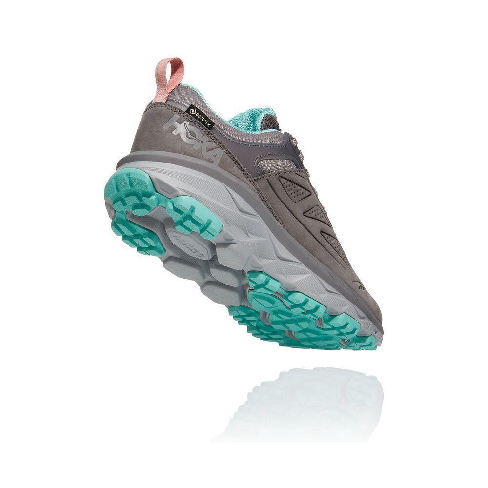 Hoka Challenger Low GORE-TEX Løpesko Dame Grå | 038645-PLU