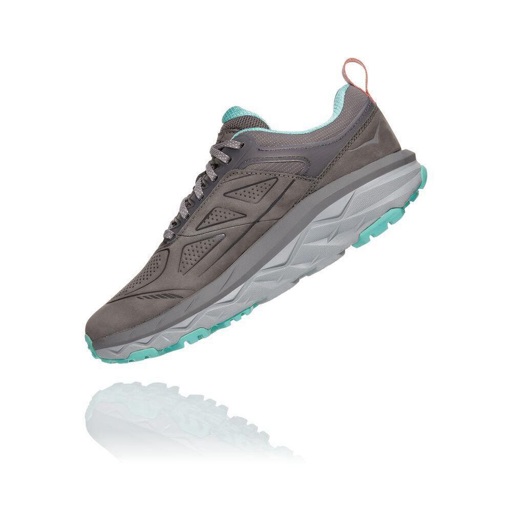 Hoka Challenger Low GORE-TEX Løpesko Dame Grå | 038645-PLU