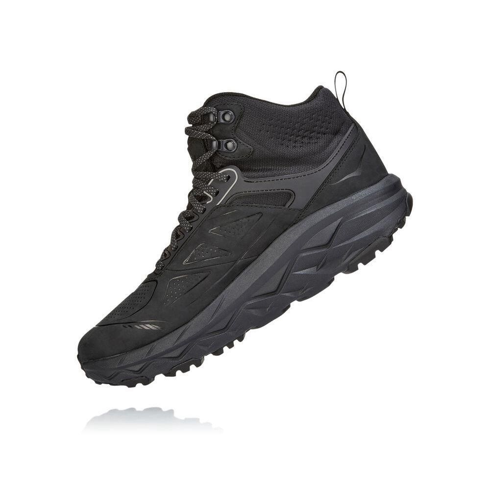 Hoka Challenger Mid GTX Fjellstøvler Herre Svarte | 195036-XAE