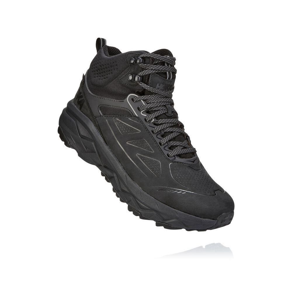 Hoka Challenger Mid GTX Joggesko Herre Svarte | 749513-YZQ