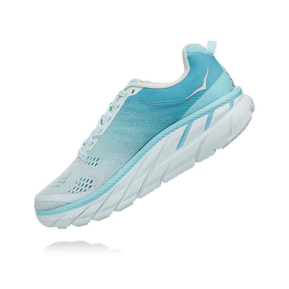 Hoka Clifton 6 Løpesko Dame Blå | 793058-BCL