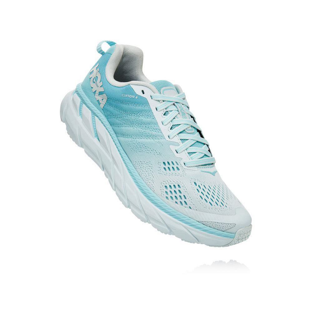 Hoka Clifton 6 Løpesko Dame Blå | 793058-BCL