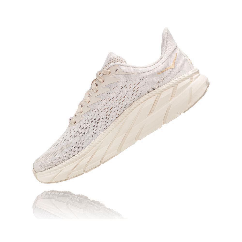 Hoka Clifton 7 Gåsko Dame Beige | 067852-HLY