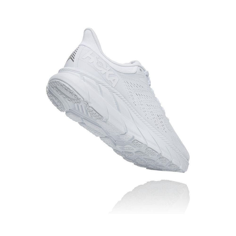 Hoka Clifton 7 Gåsko Dame Hvite | 023648-QNH