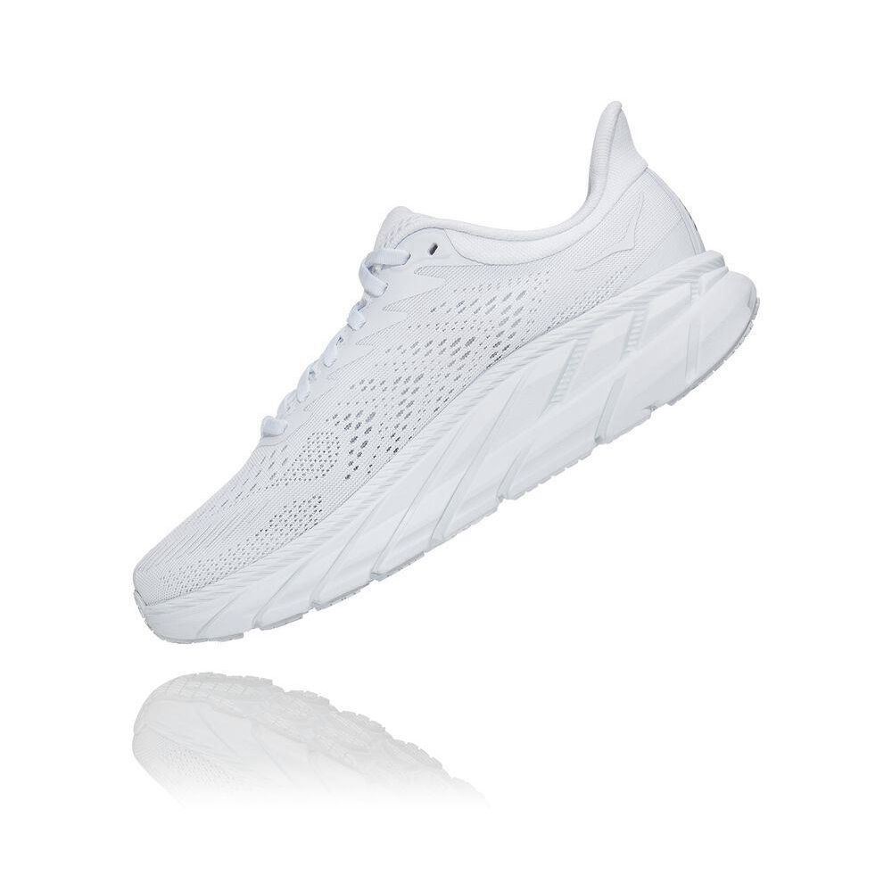 Hoka Clifton 7 Gåsko Dame Hvite | 023648-QNH