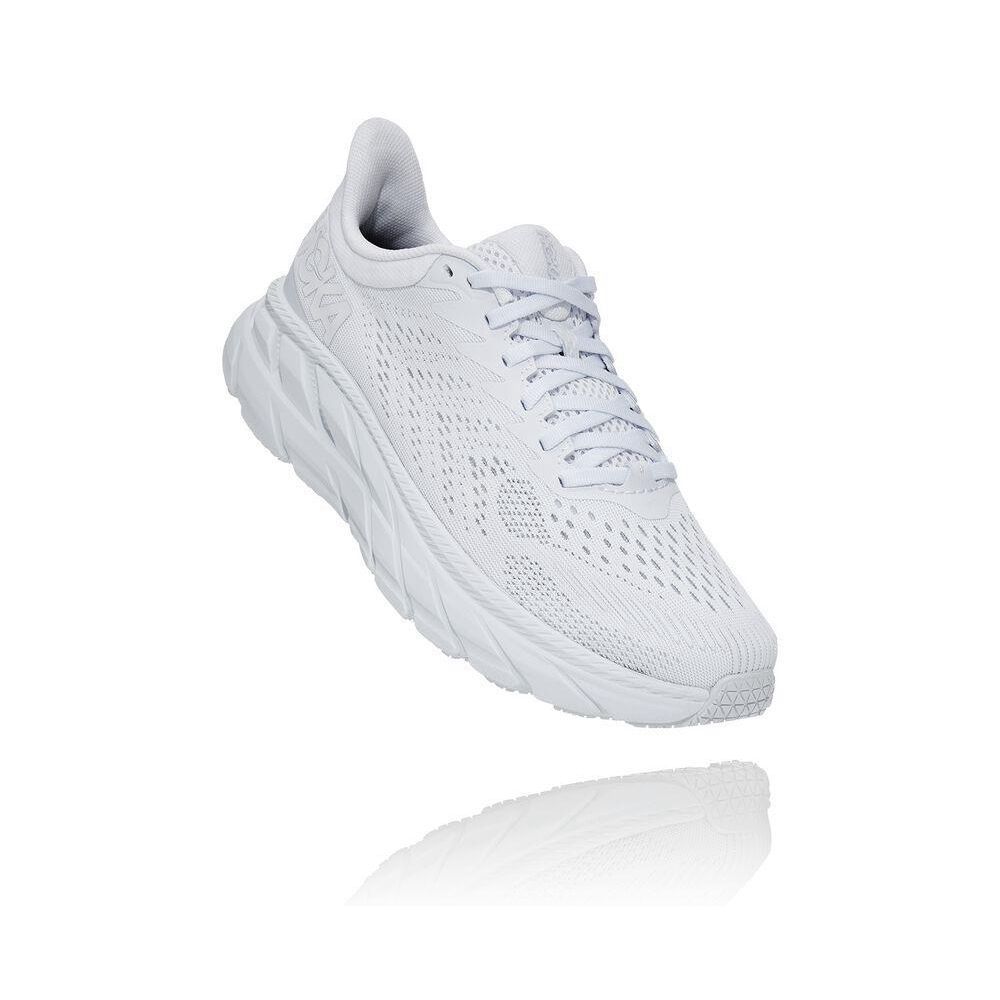 Hoka Clifton 7 Gåsko Dame Hvite | 023648-QNH