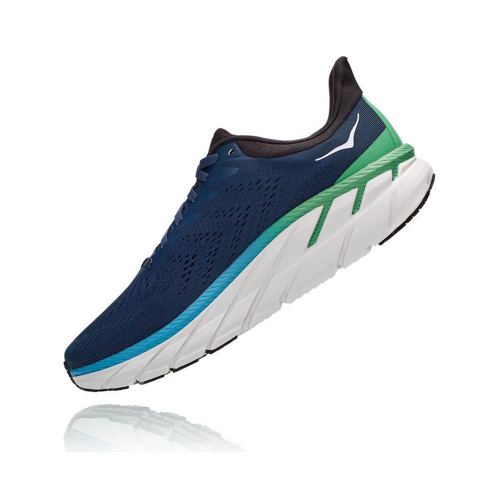 Hoka Clifton 7 Gåsko Herre Marineblå | 835240-ILT