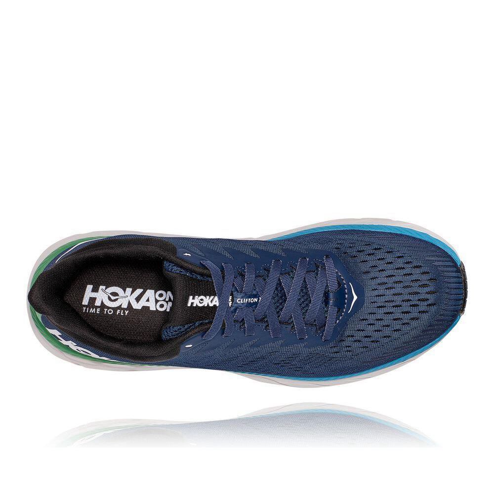 Hoka Clifton 7 Gåsko Herre Marineblå | 835240-ILT