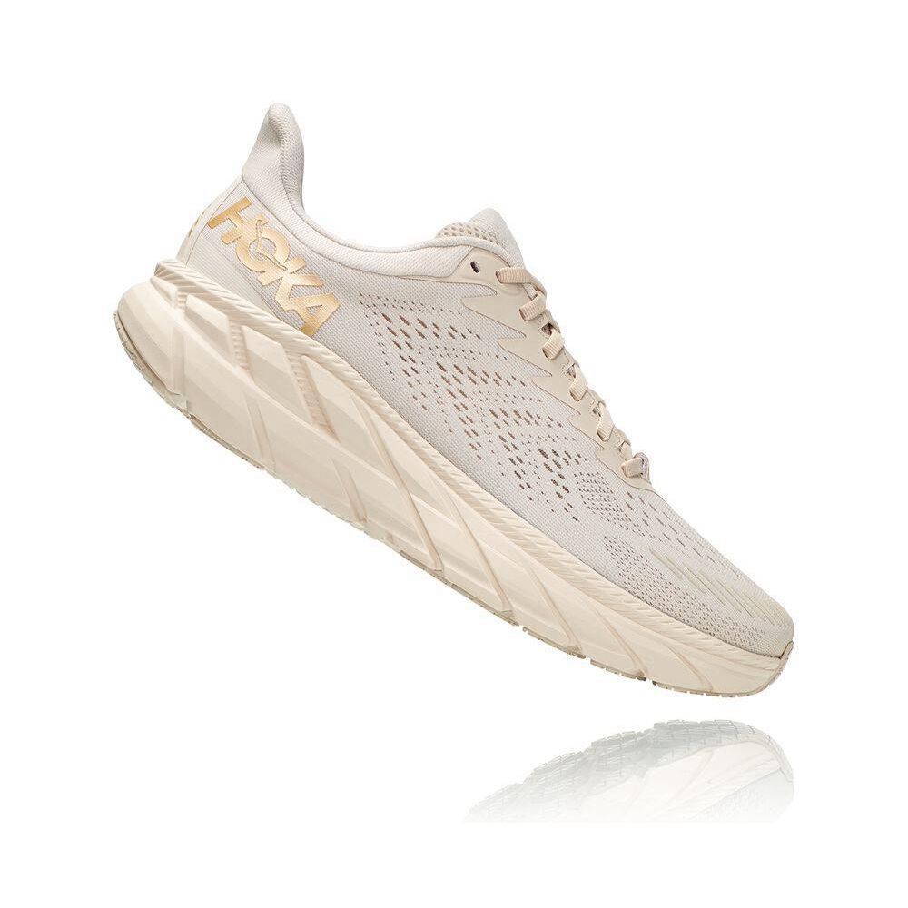 Hoka Clifton 7 Joggesko Herre Beige | 761954-BGD