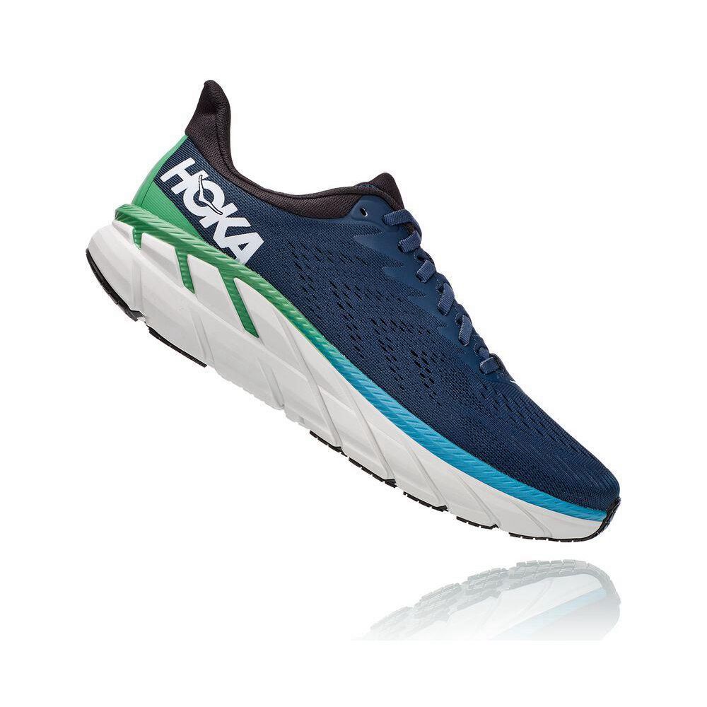 Hoka Clifton 7 Joggesko Herre Marineblå | 546217-RUB