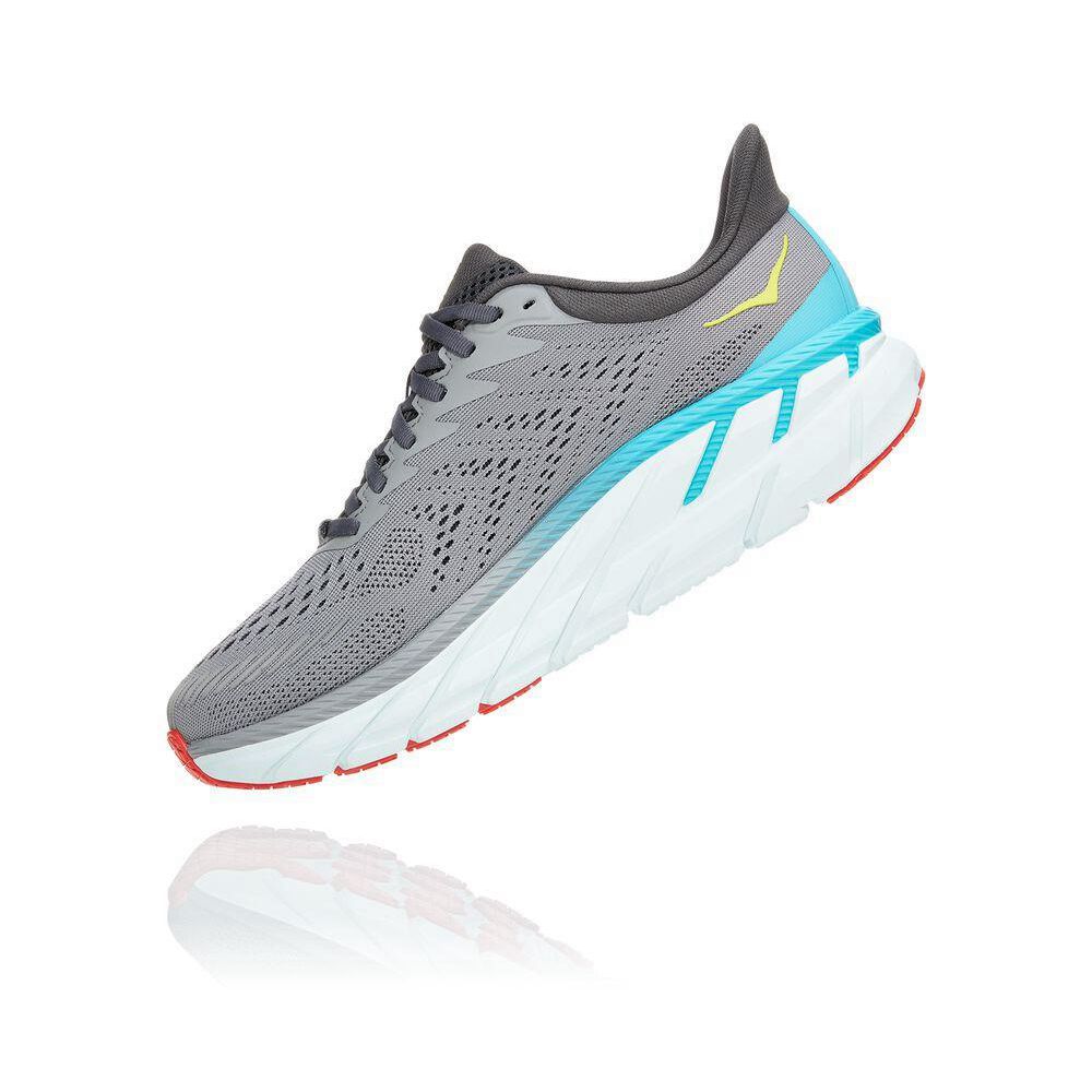 Hoka Clifton 7 Løpesko Herre Grå | 852401-BWC