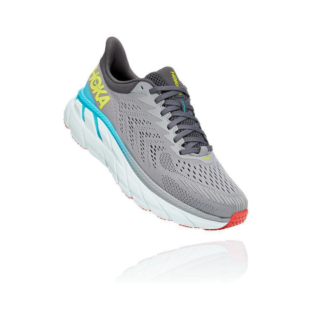 Hoka Clifton 7 Løpesko Herre Grå | 852401-BWC