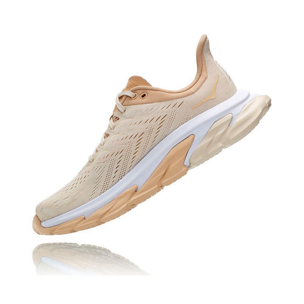 Hoka Clifton Edge Joggesko Dame Beige | 901236-QNZ