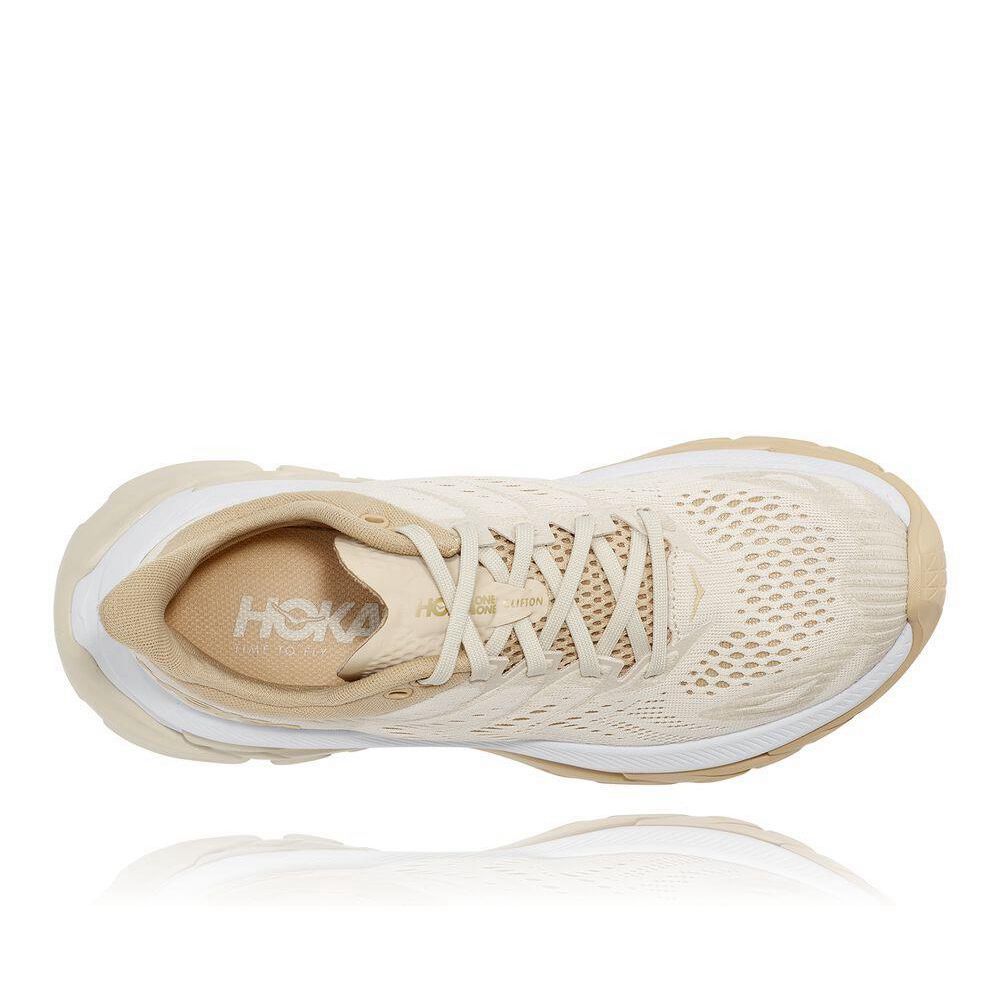 Hoka Clifton Edge Joggesko Dame Beige | 901236-QNZ