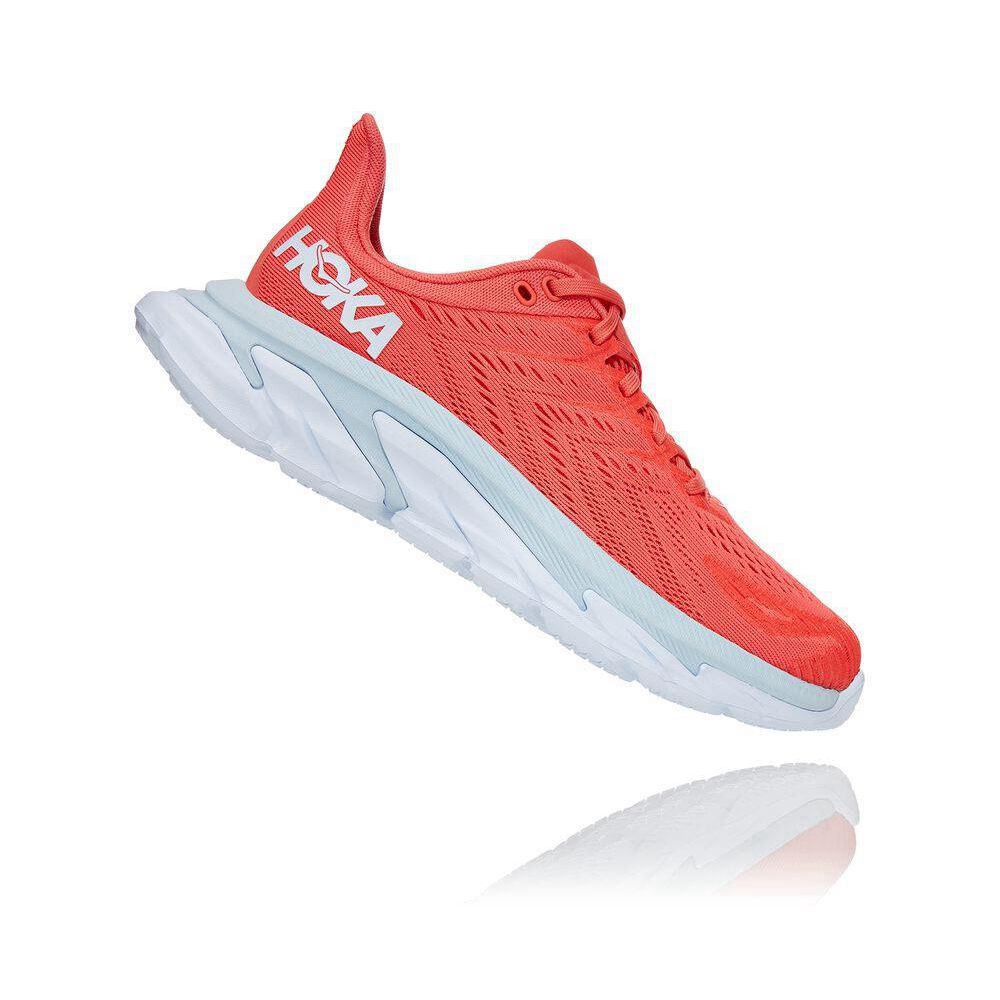 Hoka Clifton Edge Joggesko Dame Rød | 583401-DJC