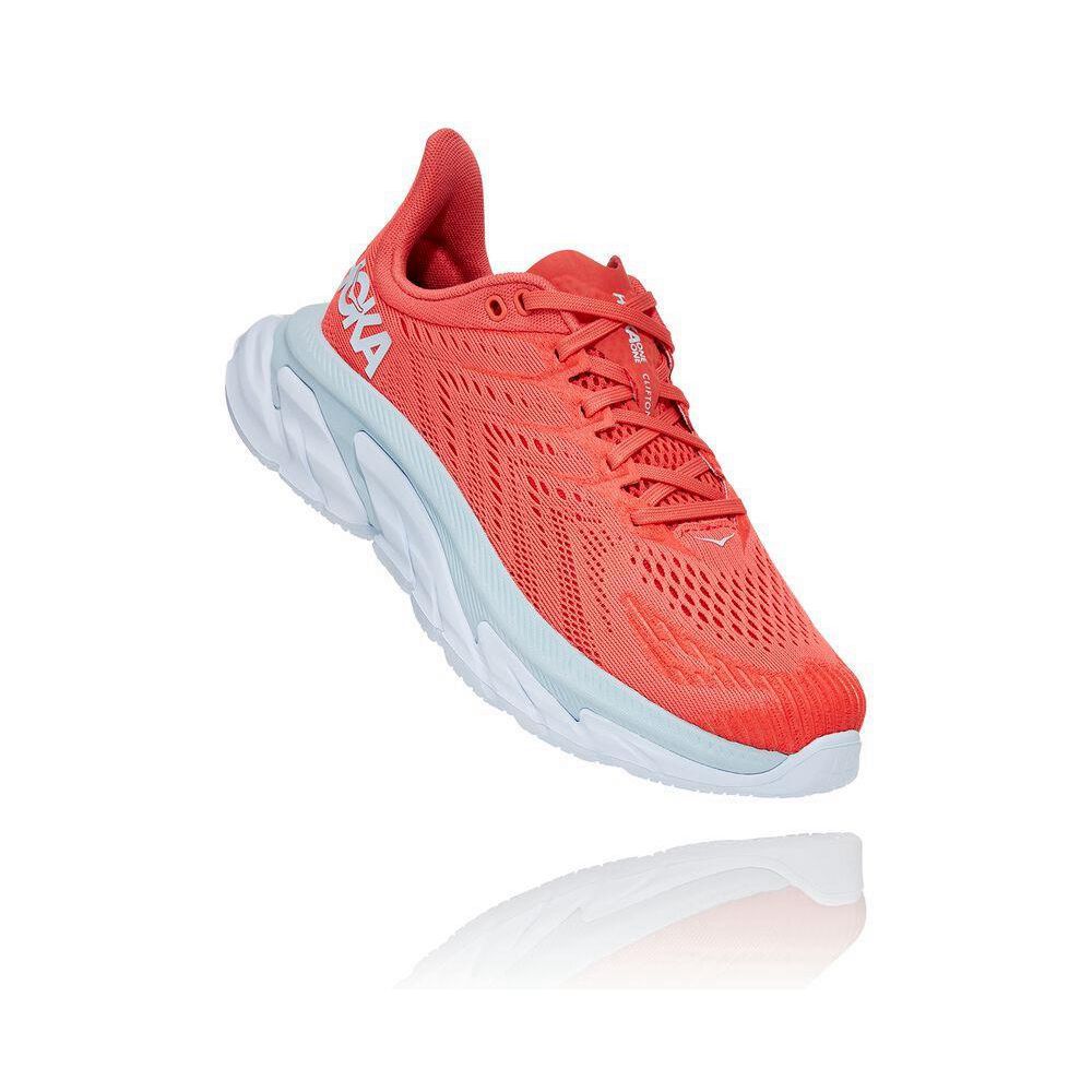 Hoka Clifton Edge Joggesko Dame Rød | 583401-DJC