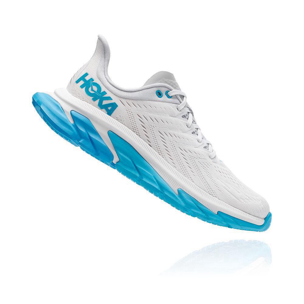 Hoka Clifton Edge Joggesko Herre Hvite Blå | 513742-MFQ