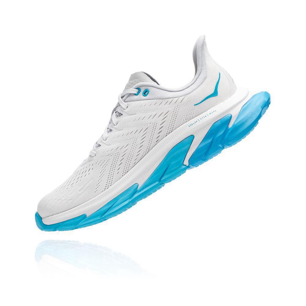 Hoka Clifton Edge Joggesko Herre Hvite Blå | 513742-MFQ