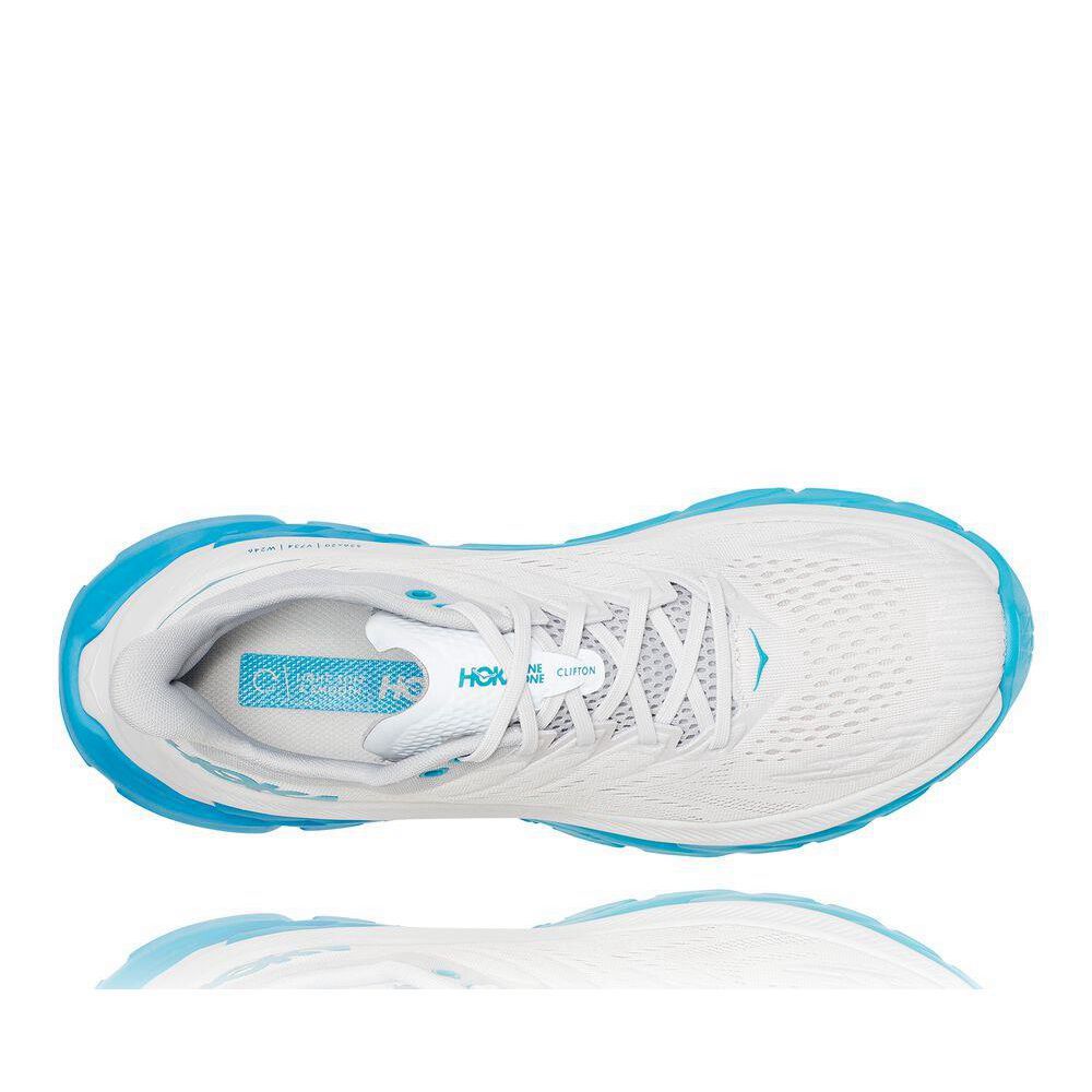 Hoka Clifton Edge Joggesko Herre Hvite Blå | 513742-MFQ