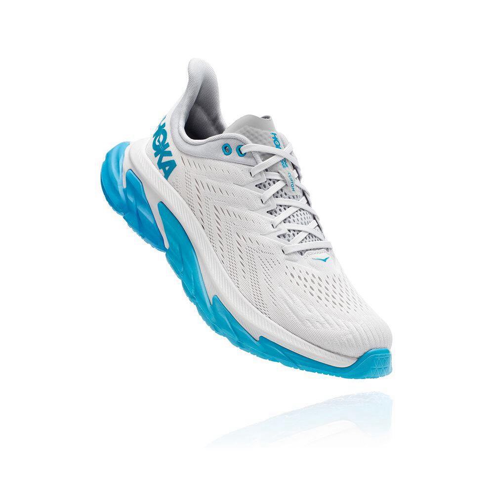 Hoka Clifton Edge Joggesko Herre Hvite Blå | 513742-MFQ