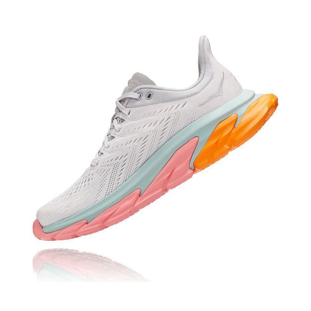 Hoka Clifton Edge Joggesko Herre Hvite Rosa | 140396-UIQ