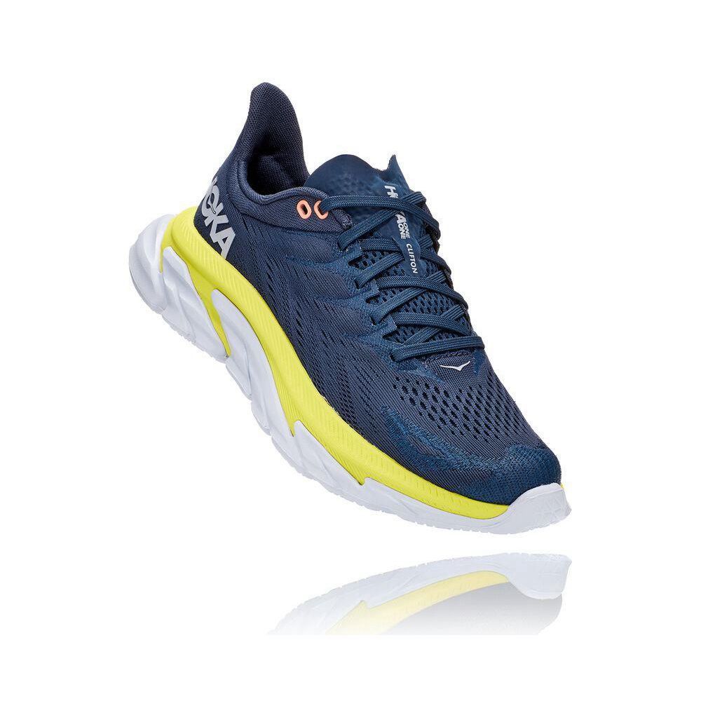 Hoka Clifton Edge Løpesko Vei Dame Marineblå | 379081-LXI