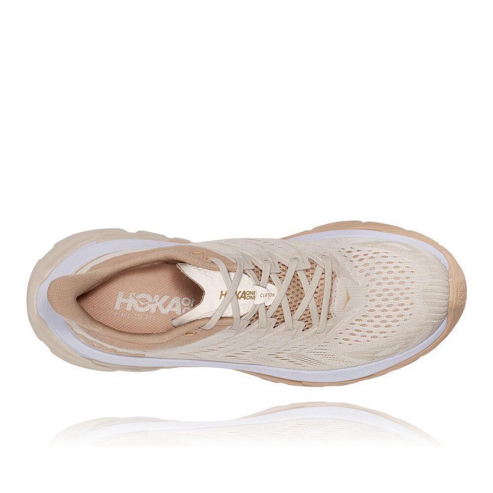 Hoka Clifton Edge Løpesko Vei Herre Beige | 534619-KZJ