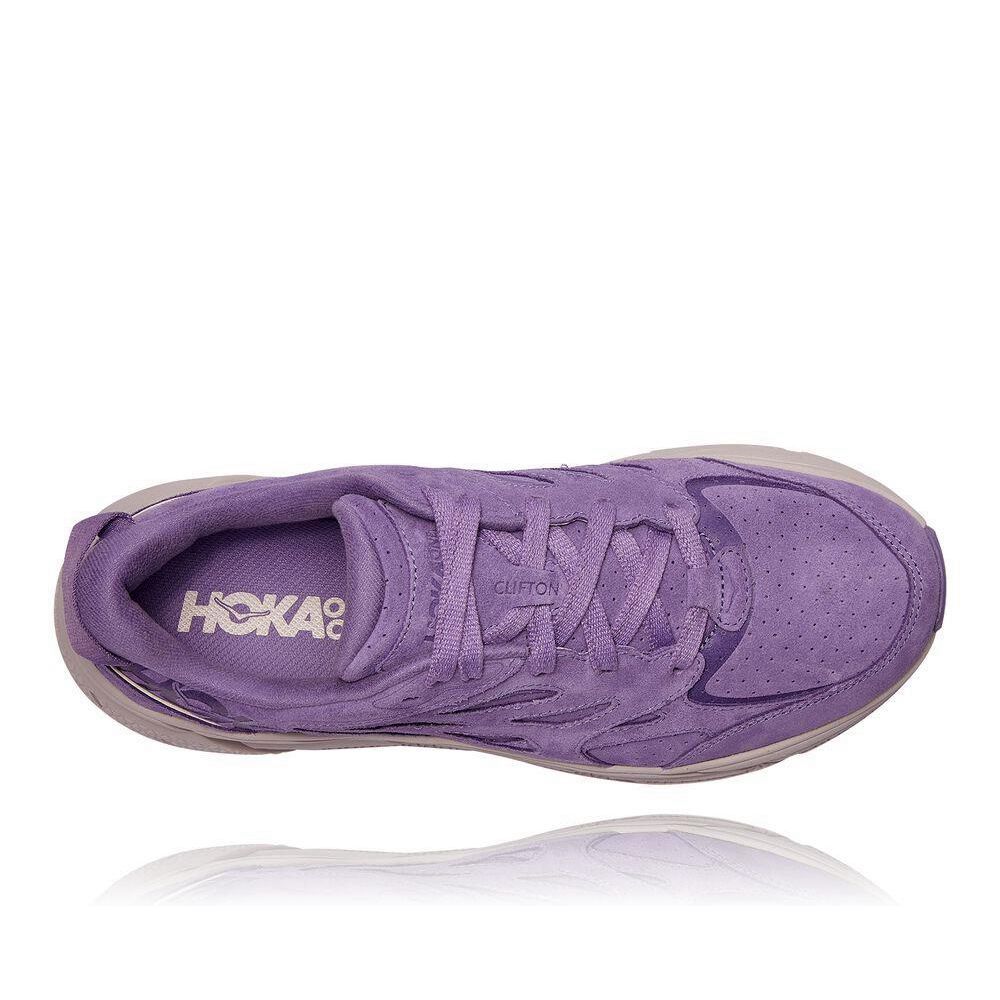 Hoka Clifton L Gåsko Dame Lilla | 142839-LJB