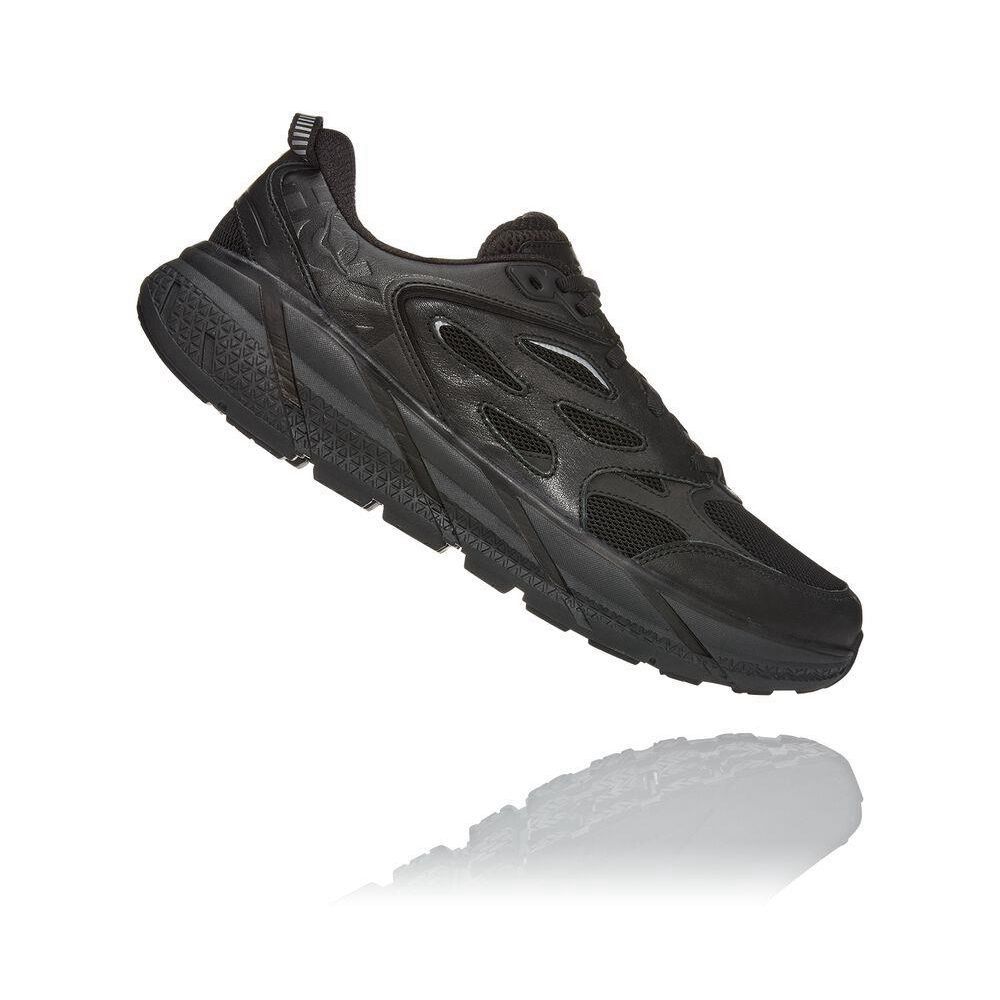 Hoka Clifton L Gåsko Dame Svarte | 497506-XQR