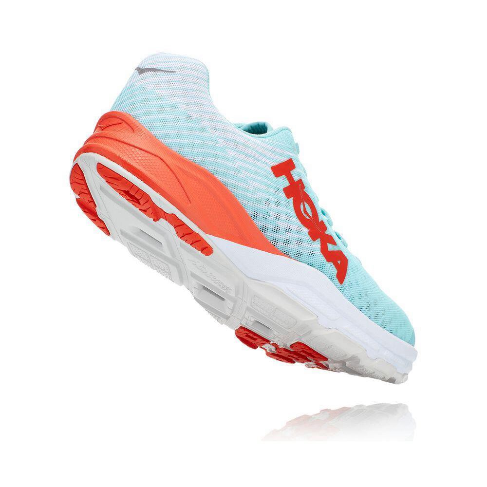 Hoka EVO Carbon Rocket Løpesko Vei Dame Blå | 190874-DQP