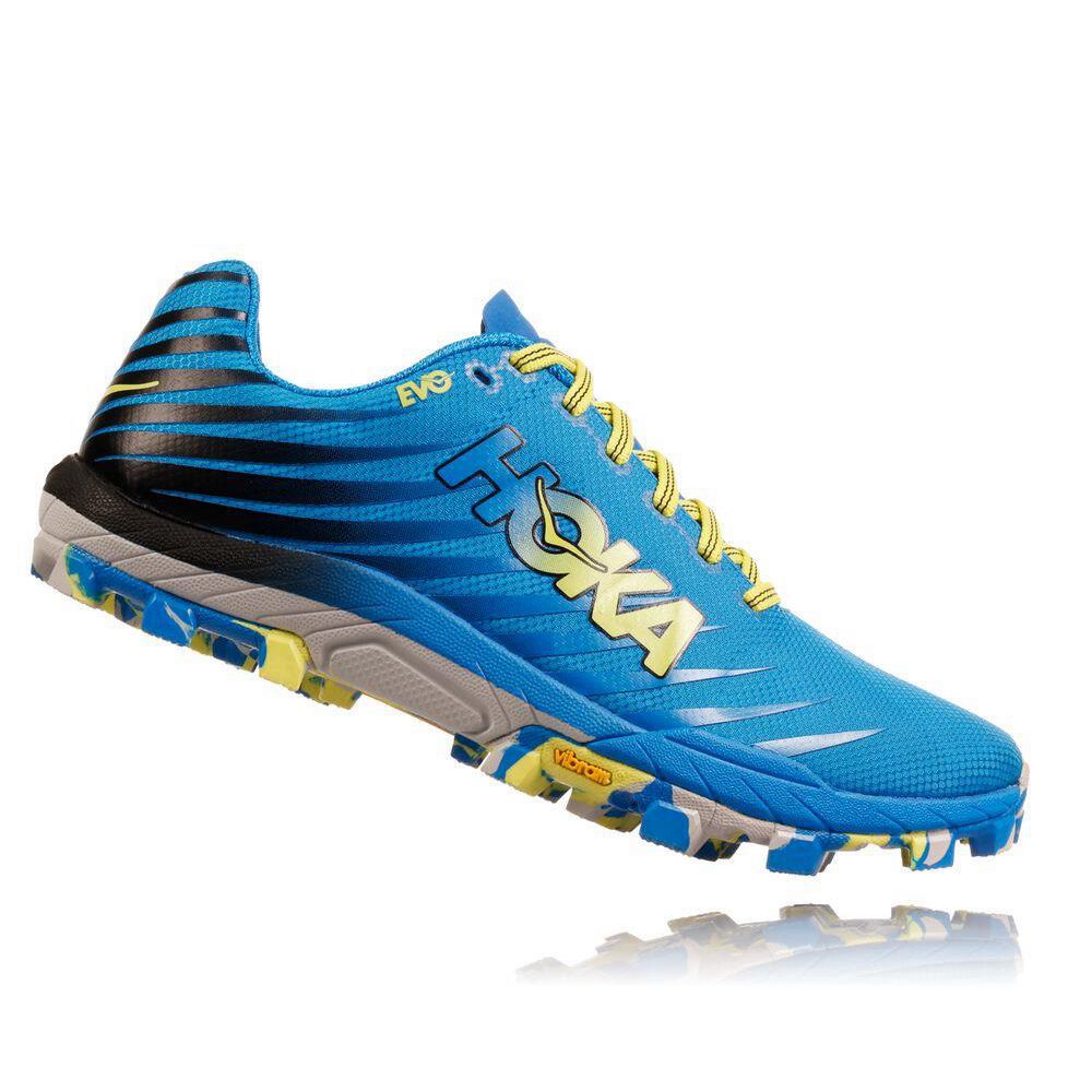 Hoka EVO Jawz Trail Løpesko Dame Blå | 064582-BCJ