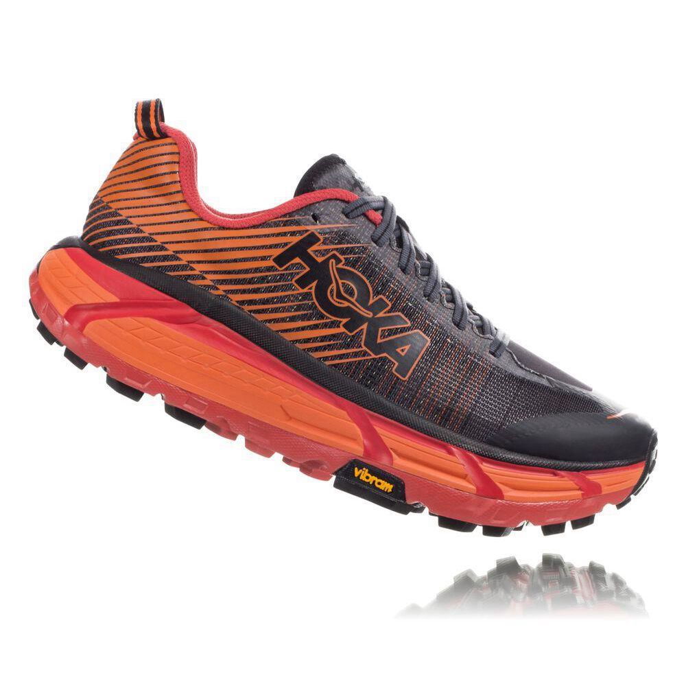 Hoka EVO Mafate 2 Fjellsko Dame Svarte Oransje | 475908-VJD