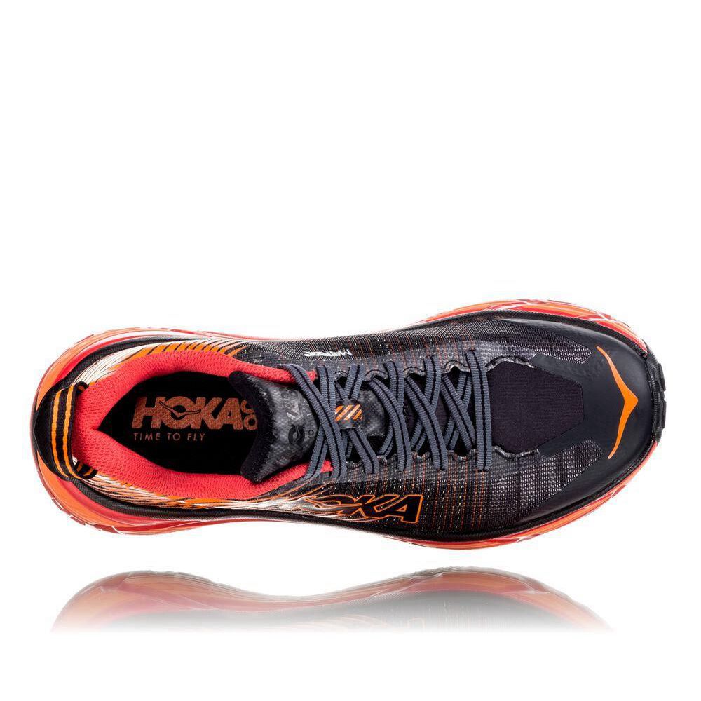 Hoka EVO Mafate 2 Fjellsko Dame Svarte Oransje | 475908-VJD