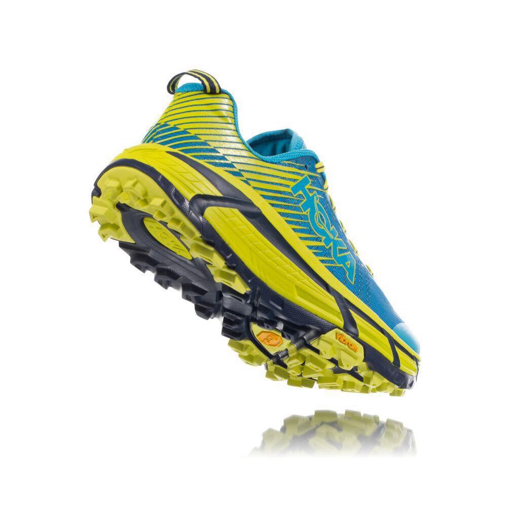 Hoka EVO Mafate 2 Joggesko Herre Blå Gul | 621875-EJV