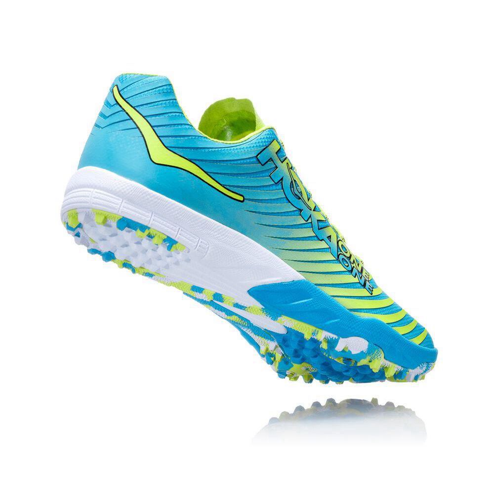 Hoka EVO XC Piggsko Herre Blå Gul | 238079-NPX