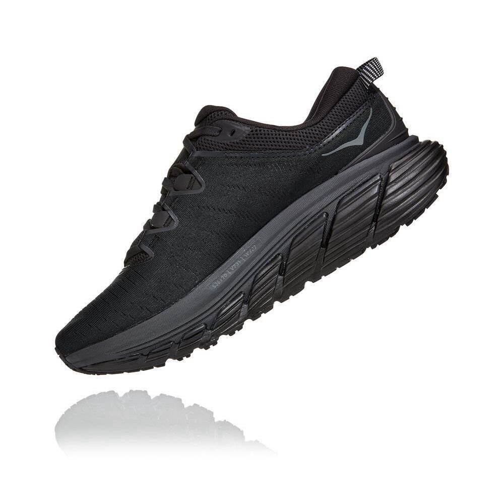 Hoka Gaviota 3 Gåsko Herre Svarte | 216743-LSU