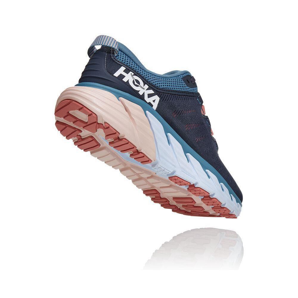 Hoka Gaviota 3 Joggesko Dame Marineblå | 089345-VIE